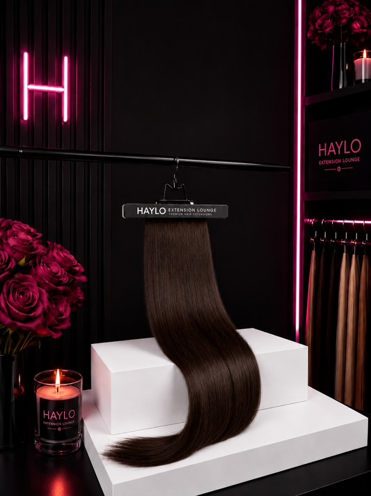 Choc Brown 24 inch 7 Piece Clip in Set