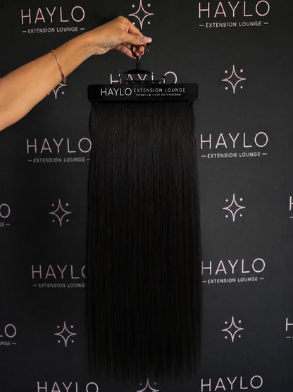 Black 24 inch 7 Piece Clip in Set