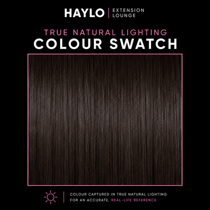 Deep brown 20-inch Drawstring ponytail (straight)