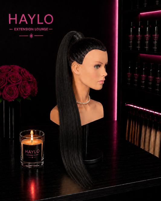 Doll Hair XL Wrap Ponytail – Jet Black 28”