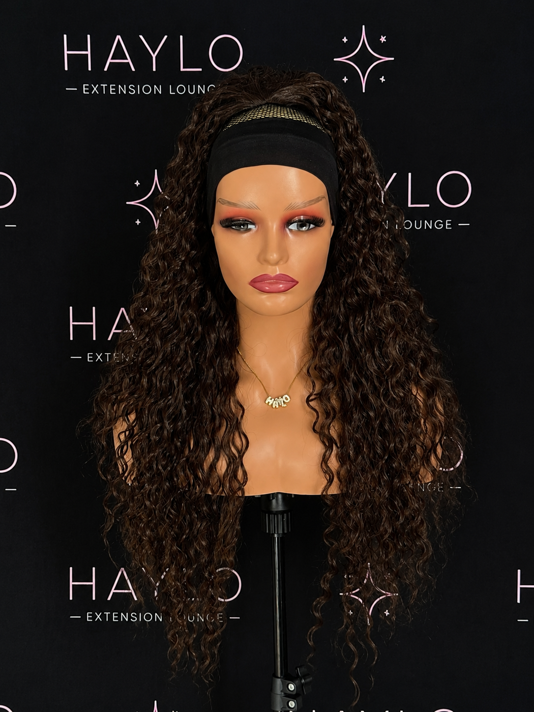 Choc Brown Drawstring Ponytail 28 inch  (Curly)