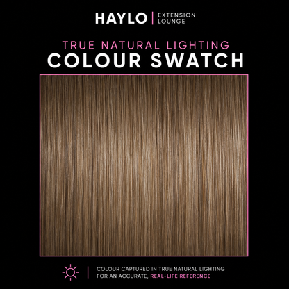 Toffee Brown 24 inch 7 Piece Clip in Set